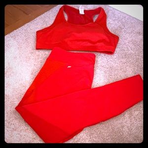 Fabletics bra and pants set